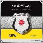 Genuine 2016-2017 Honda Accord Bumper Cover Bracket 71198-T3L-A51. Fixed Price $74.49.