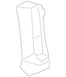 Genuine Audi Side Support 4G5-807-890. Fixed Price $19.61.