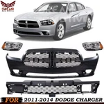 Front Bumper Cover Fascia & Headlight Assembly Kit For 2011-2014 Dodge Charger. Fixed Price $343.87.