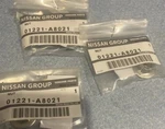 Genuine Nissan 3 Nuts 01221A8021. Fixed Price $20.00.