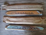 Nos 1953 Ford Crestline Sedan Club Coupe Wagon Fender Ornament Moulding Pair. Fixed Price $69.99.
