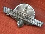 Nice 1941 Plymouth Trunk Emblem, Ornament, Mopar Hot Rat Rod Lowrider Bomb. Fixed Price $69.50.