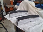 Rare Set N.o.s. Front Bumper Guards. 1971-1977 Dodge B-series Vans. Fixed Price $200.00.