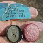Oem 1972 Ford Thunderbird Seat Upholstery Button (D2SZ-6563500-AK). Fixed Price $15.00.