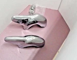 1957 Chevrolet Chevy Bel Air Accessory Front Bumper Guard Chrome Plated Rh Lh. Fixed Price $325.00.