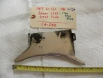 Mercedes Benz Ponton W120 W121 180A 190 Lower Left Below Hood Vent Trim Ca-dgo. Fixed Price $60.00.