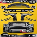 18-23 Ford Mustang GT500 Style Front Bumper Cover Diffuser Fender Led Grill. Fixed Price $1699.00.