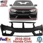 Front Bumper Cover For 2016-2018 Honda Civic Usa Built Vehicle Coupe Sedan. Fixed Price $221.99.