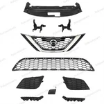 10PC For Sentra 2016-2019 Front Bumper Upper Chrome Grille Brackets Lower Mesh. Fixed Price $84.88.