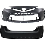 Pair Set Of Bumper Cover Fascias Front & Rear For Toyota Prius 2015-2017. Fixed Price $653.39.