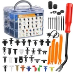 Gooacc 975PCS Car Push Retainer & Auto One Size, Clips+ Remover. Fixed Price $36.40.