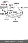 Genuine Oe Bumper Bracket, SU00308224 For Toyota SU003-08224. Fixed Price $12.13.