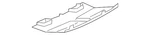 Genuine Audi Bumper Cover Spacer Panel 8R0-807-819-L-GRU. Fixed Price $265.08.