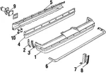 Genuine Gm Rear Bumper Guard 10032014. Fixed Price $7.74.