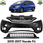 Front Bumper Cover Primed Plastic & Grille Assembly Kit For 2015-2017 Honda Fit. Fixed Price $2000.00.