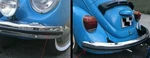 Front And Rear Vw TYPE1 Super Beetle Bug 68-73 Bumper Moulding Rubber. Fixed Price $104.40.