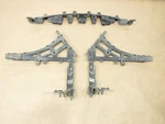 17-20 Jaguar F-pace 2018 Rear Bumper Support Mount Bracket Set 3 Pcs ; :o. Fixed Price $140.00.