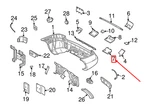 Mercedes-benz Ml W163 Rear Bumper Cover For Tow Hooks. Fixed Price $157.27.