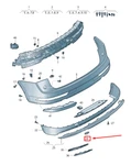 New Audi Q5 Fy Rear Right Bumper Towing Eye Cover 80A807442AGRU. Fixed Price $20.05.