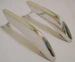 1964 1965 1966 Ford Mustang Rear Bumper Chrome Pair New Back Guards. Fixed Price $58.85.