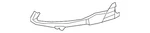 Genuine Mazda Bumper Cover Support Rail GS3M-50-151A. Fixed Price $28.25.