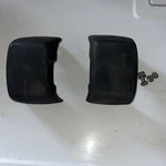 Mercedes R107 Set Of 2 Rear Bumper Impact Guard Molding Cover Oem. Fixed Price $72.80.