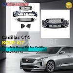 Complete Front Bumper Grille Kit With Fog Lamp Cover For 2020-2024 Cadillac CT4. Fixed Price $476.17.