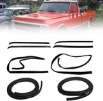 For Chevy Gmc Truck Front Door Window Run Sweep Felts Weatherstrip Seal Kit Set. Fixed Price $71.89.