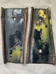 1963-1966 Chevy Truck Rock Guards Rear Bumper Stepside 1964 Gmc Bracket Covers. Fixed Price $49.95.