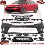 Front Bumper Cover & Grille Assembly / Fog Light For 2022-2023 Honda Civic Sedan. Fixed Price $379.81.