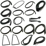 Aftermarket Full Weather Strip 19 Pcs Set For Datsun Fairlady 240Z S31Z N4600. Fixed Price $965.00.