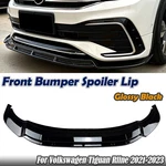 Front Bumper Spoiler For Volkswagen Tiguan Rline 2021-24 Black. Fixed Price $46.64.