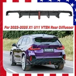 Rear Diffuser With Led Brake Light Gloss Black Fits Bmw X1 U11 2023-25 M35I 28I. Fixed Price $446.99.
