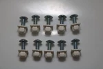 1964-1981 Gm License Plate Screws W/ Plastic Nuts Oem Correct Qty 10. Fixed Price $16.99.