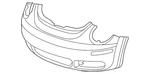 Genuine Volkswagen Bumper Cover 1C0-807-079-A-GRU. Fixed Price $407.16.