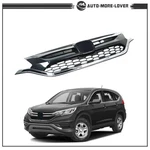 Mesh Style Upper Grille Bumper Black&chrome New Pieces For Honda Crv 2015 2016. Fixed Price $68.67.