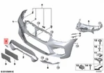 Genuine Bmw X3 X4 F97 F98 Sac Sav Front Towing Hitch Cover 51118082477. Fixed Price $39.19.