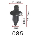 20PCS Fit Nissan 6682401G00 6MM Plastic Rivets Clips Bumper Fender Fastener. Fixed Price $10.99.