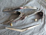 1960 Cadillac Lh Top Fender Gun Site Molding Taillight Bezel Set Hood V Lot. Fixed Price $235.00.