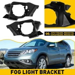 Fit 2012-14 Honda Cr-v Fog Light Bracket Set Textured Black Front Left And Right. Fixed Price $32.29.