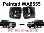 W8555 Black Front Bumper Cap Lh & Rh Fits Silverado 2500HD 2007-2010 W/fog Hole. Fixed Price $146.37.