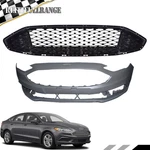 Front Grille Black Honeycomb & Bumper Cover 17-18 Ford Fusion. Fixed Price $185.88.