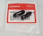 Genuine Honda S2000 License Plate Caps Bumper Plugs Berlina Black NH547 - Zb. Fixed Price $36.90.