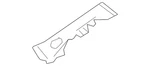 Genuine Mazda Bumper Cover Support Rail BJS7-50-2H1B. Fixed Price $21.29.