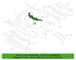 Genuine Lexus Upper Support 53114-06260 Stock Ready Ship New Oem. Fixed Price $61.62.
