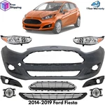 Front Bumper Cover Fascia & Grille Assembly Kit 2014-2019 Ford Fiesta. Fixed Price $1876.49.