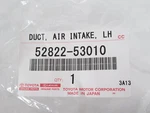 Genuine Oem Toyota Lexus 52822-53010 Driver Lh Air Intake Duct 2014-2016 Is. Fixed Price $81.00.