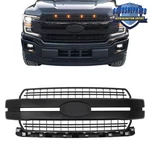 JL3Z-8200-HB Fit Ford F-150 Lariat 2018-2020 Matte Black Front Bumper Grille. Fixed Price $200.84.