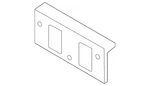 Genuine Kia License Bracket 86519-P2010. Fixed Price $28.04.