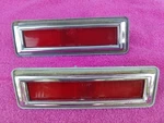 1975-77 Chevrolet Nova Ss Pair Of Extra Nice Rear Quarter Panel Maker Lights. Fixed Price $85.00.